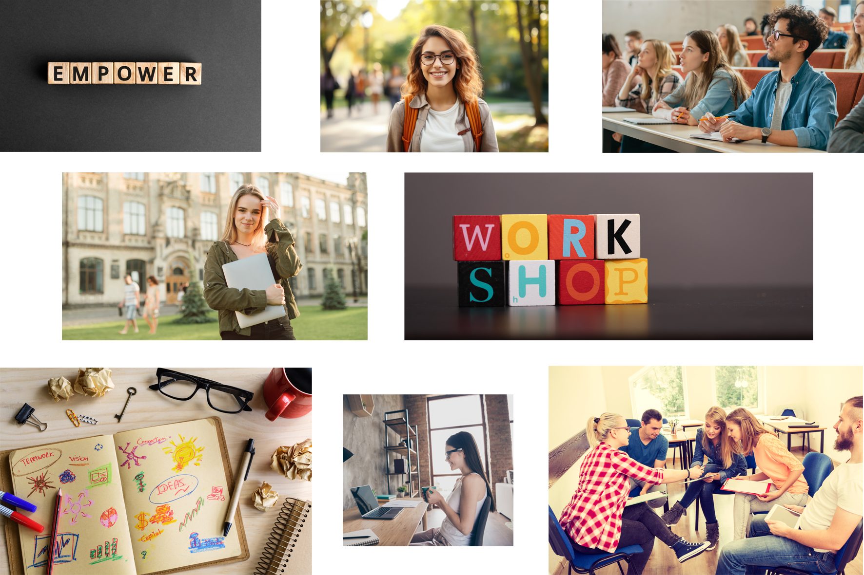 Kunstspektrum - Stimmungsbilder Empower, Workshop, Mindmap